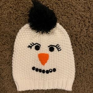 Kids Snowman Beanie
